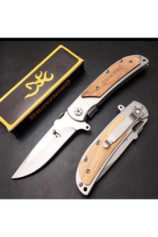 Cakistore Browning 338-B Ahşap  Kamp Çakısı