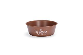 Beeztees Yavru Köpek Mama Su Kabı, Paslanmaz Çelik, Kaymaz Taban, Kiremit, 13cm, 470ml