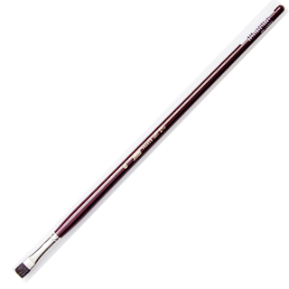 Pebeo 210-06 Düz Fırça Yüksek Kalite Samur Kıllı Akrilik Ve Yağlı Boya Fırçası (12 Li Kutu)