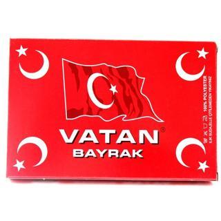 Vatan Vt102 Masa Türk Bayrağı Yüzde100 Polyester 30X45Cm (4 Lü Paket)