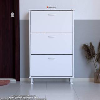 Modilayn VARBİ Kapı Önü 52 119x25,5 cm 3 KAPAKLI DÜŞER KAPAKLI AYAKKABILIK