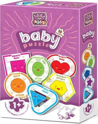 Art Puzzle Renkler ve Şekiller Baby 10 Model 20 Parça Puzzle 5823