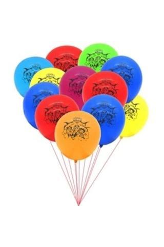 Balonevi Balon 12" 4+1 Brawl Stars Baskılı (8 Li Paket)
