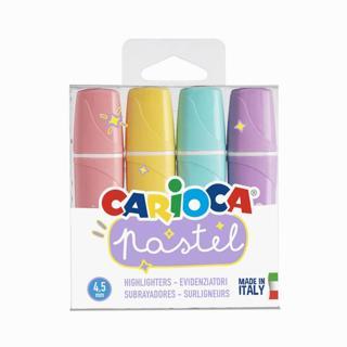 Caretta Carioca Fosforlu Kalem (İşaret Kalemi) Pastel 4 Renk 43167
