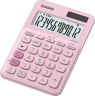 Casio 12 Hane Açık Pembe Masa Üstü Hesap Makinesi Ms-20Uc-Pk