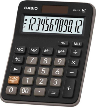 Casio 12 Hane Masa Üstü Hesap Makinesi MX-12B