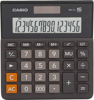 Casio 16 Hane Masa Üstü Hesap Makinesi MH-16