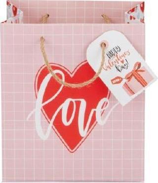 Gıpta Valentines Day B3 Caritas Karton Çanta (Hediye Çantası) 170X130X190 Mm (32 Li Paket) BG9735