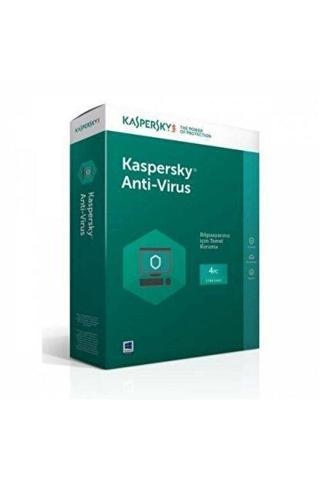 Kaspersky Antivirüs Programı Türkçe 4 Kullanıcı 1 Yıl Box