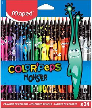 Maped Color'Peps Monster Kuru Boya Kalemi 24 Renk 862624