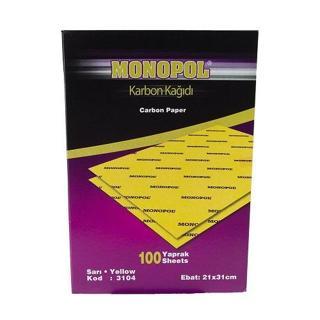 Monopol 3104 A4 Karbon Kağıdı Sarı 5 Li (5 Adet)