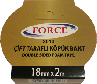 Picador Çift Taraflı Köpük Bant Force 18Mm X 2 Metre Kq-011