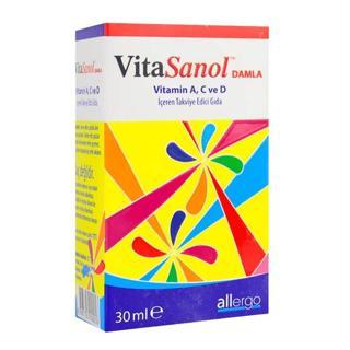 Allergro Vitasanol Vitamin Acd İçeren Damla Takviye Edici grıda 30 ml