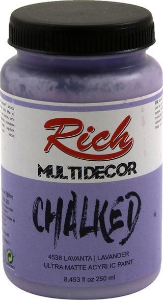 Rich Multi Decor Chalked Ultra Mat Akrilik Boya 250 Cc Lavanta 4538