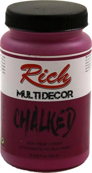 Rich Multi Decor Chalked Ultra Mat Akrilik Boya 250 Cc Vişne 4534