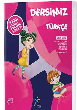 5 Yıldız Yayınları 4.Sınıf Dersimiz Türkçe Soru Bankası - 5 Yıldız Yayınları