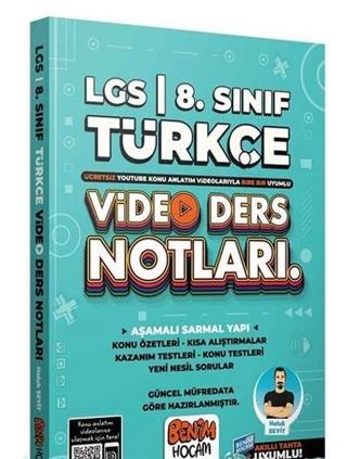 LGS 8. Sınıf Türkçe Video Ders Notları Benim Hocam Yayınları - Benim Hocam Yayınları