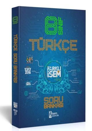 İsem Yayınları 8. Sınıf Türkçe Farklı İsem Soru Bankası - İsem Yayıncılık
