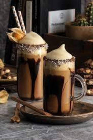 Paşabahçe iconic kulplu 2 li sunum bardağı - kupa meşrubat su bardağı