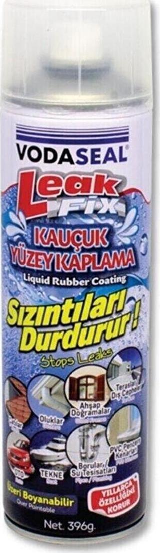 Vodaseal Leak Fix Sprey Kauçuk Kaplama Beyaz 396 Gram İzolasyon Spreyi