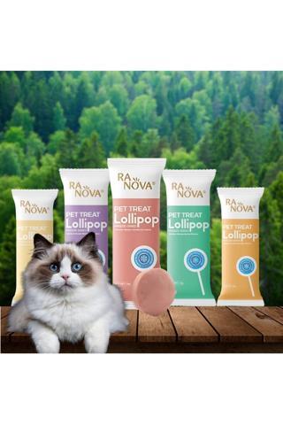 5'li Malt Destekli Kedi Lolipop'u Kedi Ödülü Kedi Vitamini Hediyeli Ürün