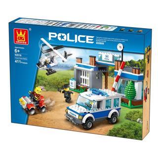Wange Oyuncak Orman Polis Merkezi 411 Parça Lego GAL-52016