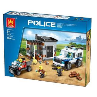 Wange Oyuncak Polis Operasyonu 380 Parça Lego GAL-52011