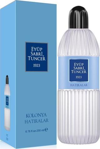 Eyüp Sabri Tuncer Hatıralar Kolonyası 200Ml Cam Şişe Silindir Kolonya
