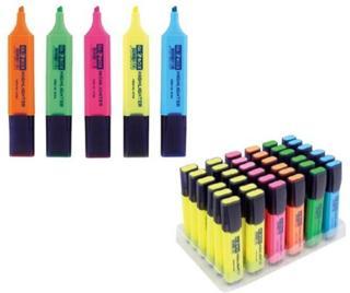 Globox Fosforlu Kalem Pastel Renkler Karışık 3233 (36 Lı Stand)