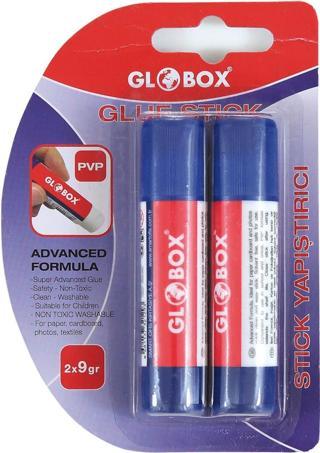 Globox Solventsiz Stick Yapıştırıcı 2X9 Gram (2 Li Paket) 2138