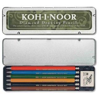 Koh-i Noor Set Of Mechanical Pencils 2.0Mm Çizim Kalemi Seti 6 Lı 5217