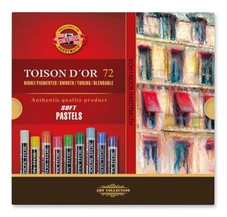 Koh-İ Noor Toison D'Or Soft Sanatsal Pastel Boya Seti 72 Renk Karton Kutu Soft Pastels 8517 72