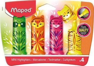 Maped Fosforlu Kalem (İşaret Kalemi) Mini Cute Mini 4 Renk Blister 743677