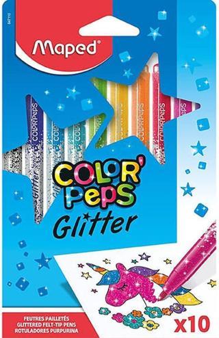 Maped Glitter Keçeli Kalem 10 Renk 847110