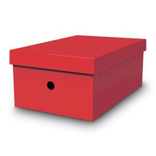 Mas Rainbow Karton Kutu Çok Amaçlı Büyük Boy 25X34X18 Cm Kırmızı