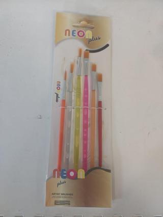 Neon Plus Resim Fırçası Seti 6 Lı Hkd-23