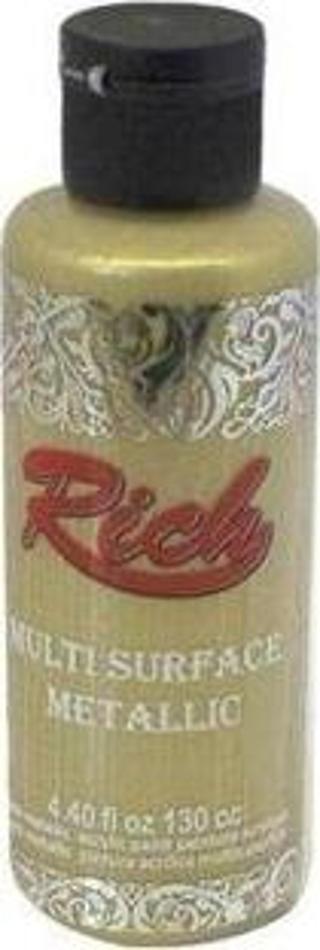 Rich Multi Metalik Akrilik Boya 120 Cc Soft Gold 6512