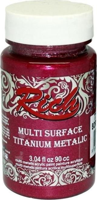 Rich Multi Titanıum Metalik Akrilik Boya 90 Cc Bordo 2548