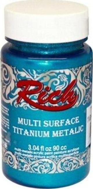 Rich Multi Titanıum Metalik Akrilik Boya 90 Cc Turkuaz 2572