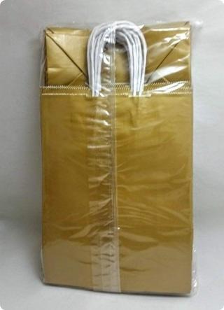 Umur Karton Çanta (Hediye Çantası) 12X25X30 Cm Gold Kuşe 30022906 (50 Li Paket)