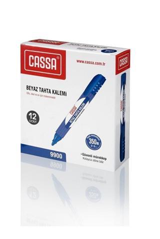 Cassa Beyaz Tahta Kalemi Mavi 9900M (12 Li Paket)