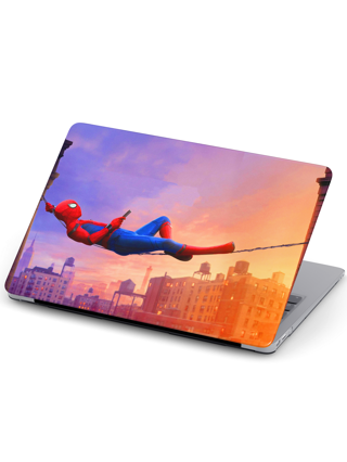 Miraksesuar Macbook Air (M2) 13.6 inç A2681 Kılıf Macvista 06 Sert PVC Spider Man