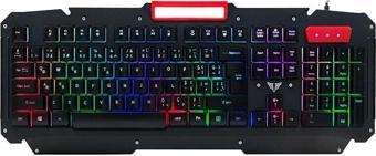 Everest Kb-R800 Metafor Usb Gökkuşağı Aydınlatmalı Q Metal Yüzey Gaming Kablolu Oyuncu Klavyesi