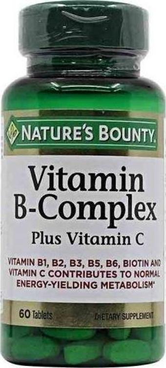 Nature's Bounty Vitamin B-Complex 60 Tablet