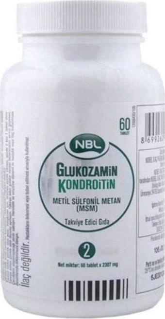 Nbl Glukozamin Kondroitin MSM 60 Tablet