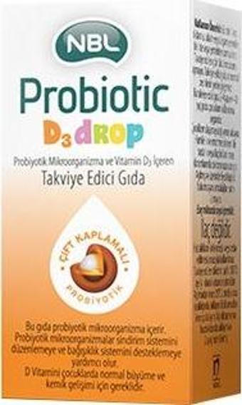 Nbl Probiotic D3Drop Takviye Edici grıda 7.5 ml