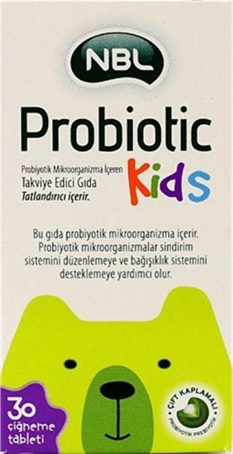 NBL Probiyotik Kids 30 Tablet