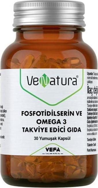 Venatura Fosfotidilserin ve Omega 3 30 Kapsül