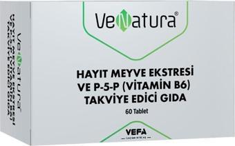 VeNatura Hayıt Meyve Ekstresi ve P-5-P (Vitamin B6) 60 Tablet