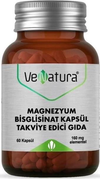 VeNatura Magnezyum Bisglisinat Kapsül 160 mg 60 Kapsül